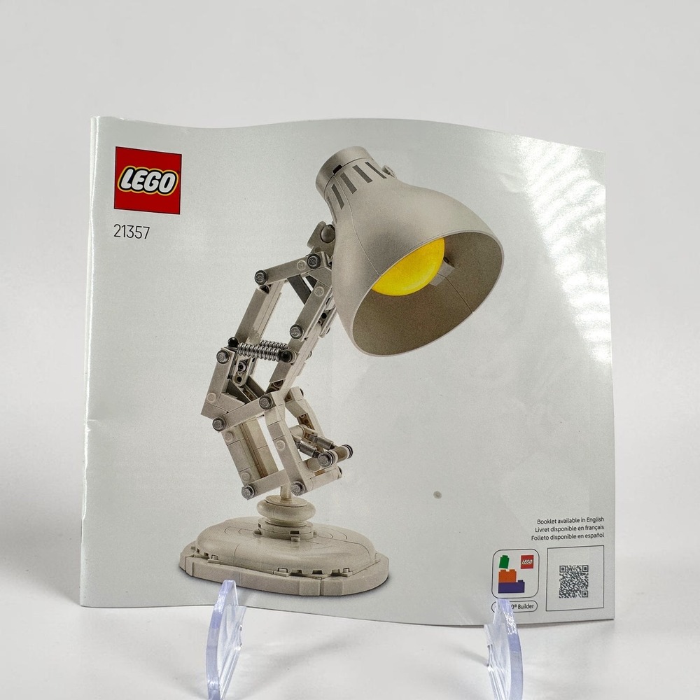 LEGO Ideas Disney Pixar Luxo Jr. 21357 Instruction Manual Booklet Only